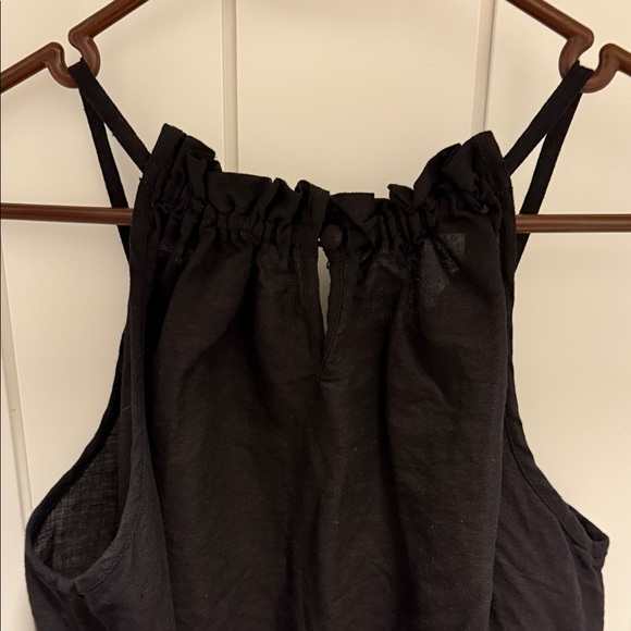Charlie Paige Black Ruffled Tank Top - Picture 4 of 6